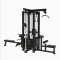 Selectorized 4 Station Jungle Gym Machine with (4) Weight Stacks (New)