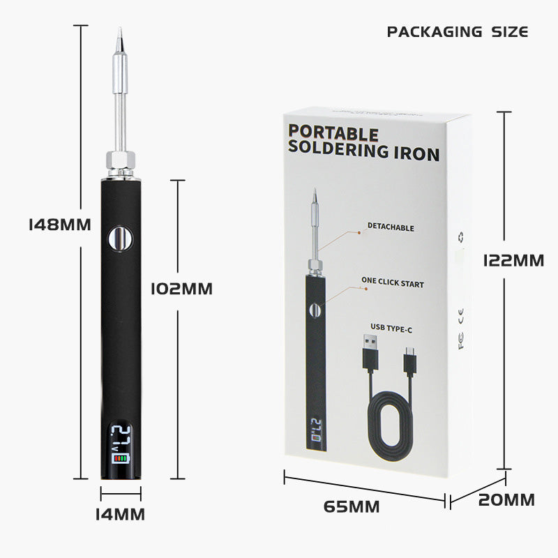 ⏳Time-limited Special⌛Portable Digital Display Soldering Iron Kit