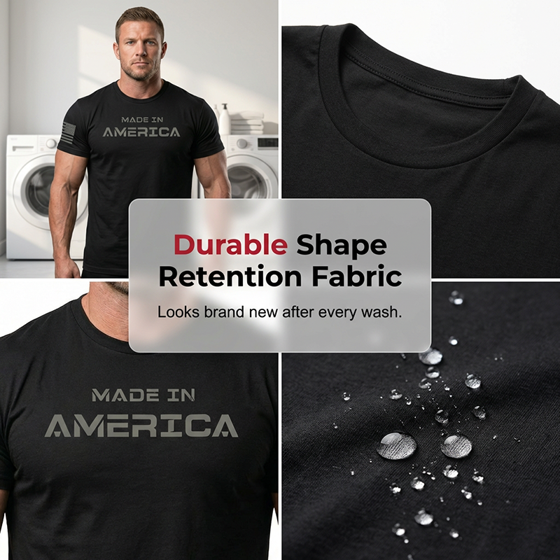 ⏳Time-Limited Special⏰Men's Athletic Fit Crew Neck Tee – Breathable Cotton, Perfect Stretch & Ideal for Gym or Daily Wear ✨