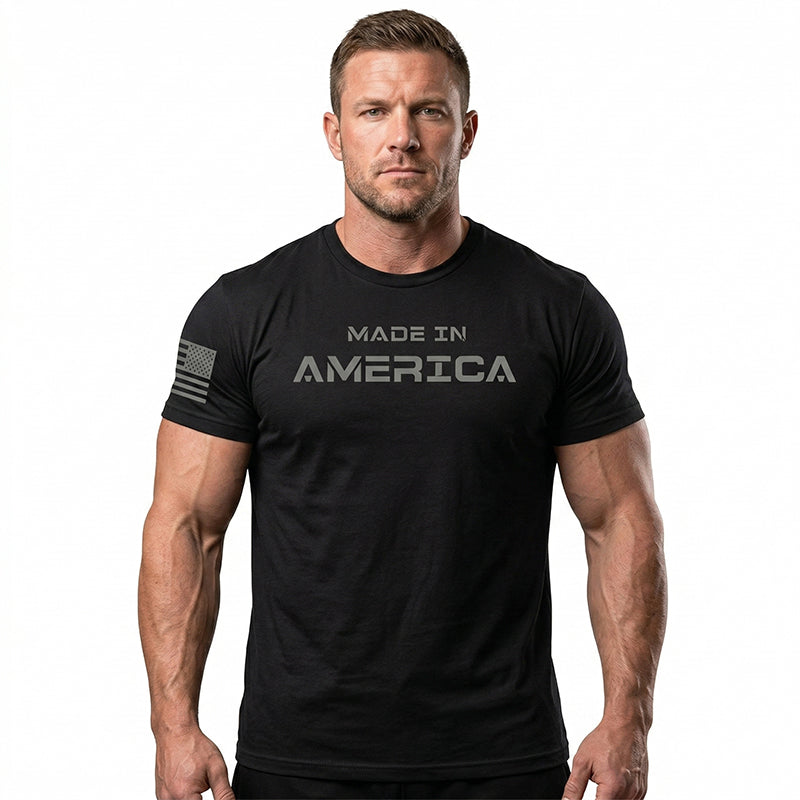 ⏳Time-Limited Special⏰Men's Athletic Fit Crew Neck Tee – Breathable Cotton, Perfect Stretch & Ideal for Gym or Daily Wear ✨