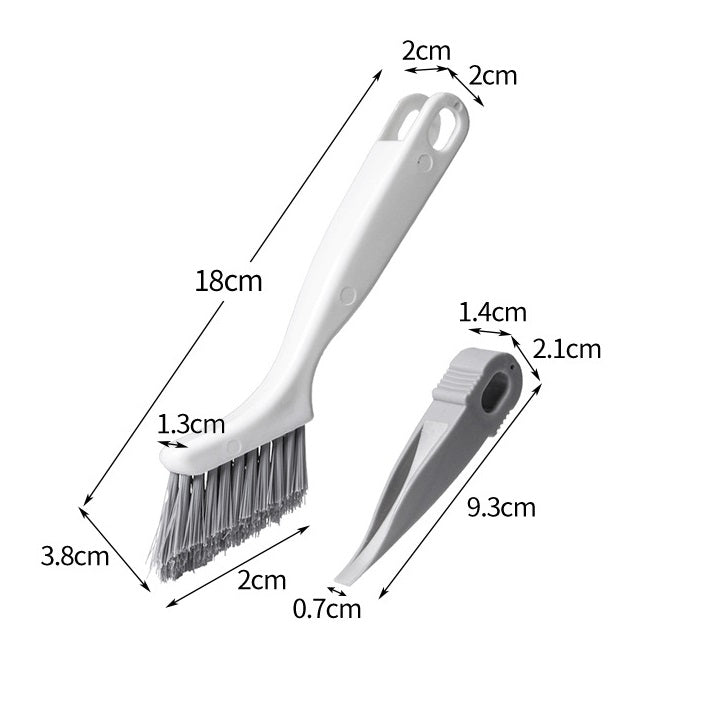 2-in-1 Bird Bath Scrub Brush with Stiff PP Bristles