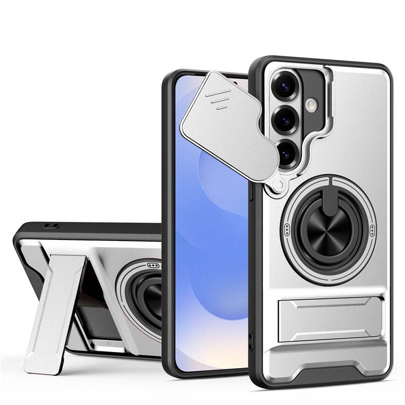 ⏳Time-Limited Special⏰Samsung Phone Case – Sliding Camera Cover, Rotatable Ring, Magnetic Mount