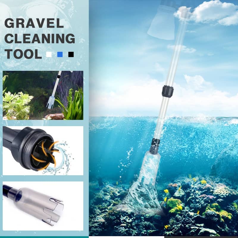 ⏳Time-Limited Special⏰Electric Aquarium Gravel Cleaner – Powerful Siphon, Hands-Free Operation & Crystal-Clear Tank Water ✨