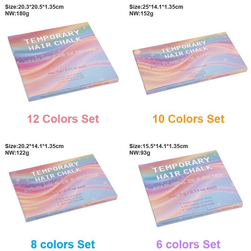 ⏳Time-Limited Special⏰Temporary Hair Chalk Set for Girls