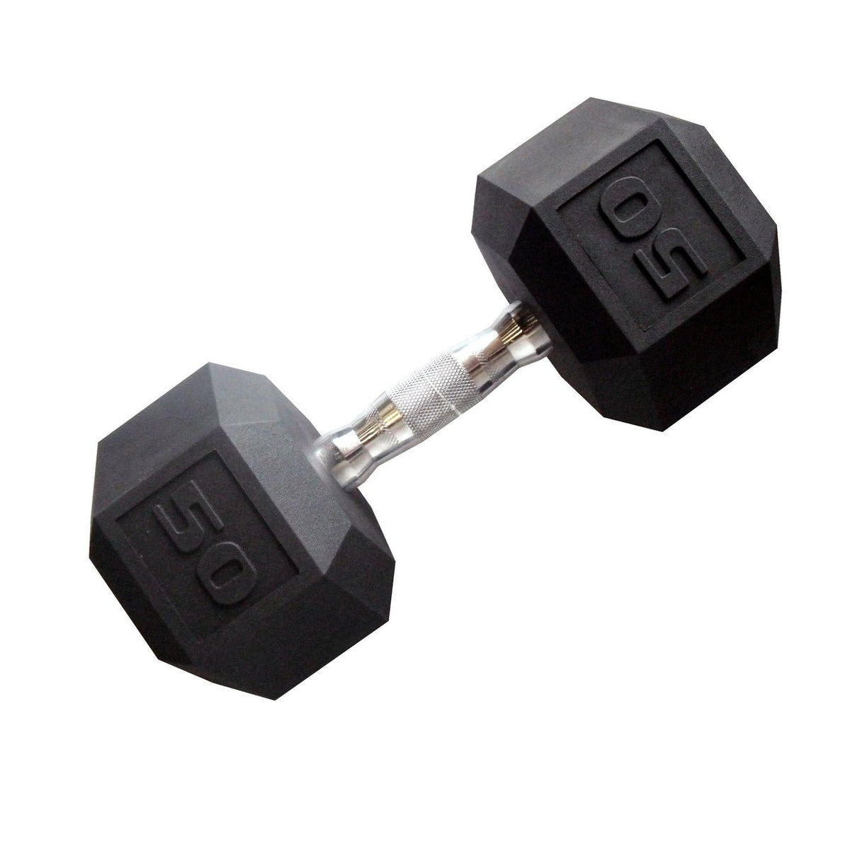 SFE 5-25LB Rubber Hex Dumbbell Set w/ A-Frame Rack (New)